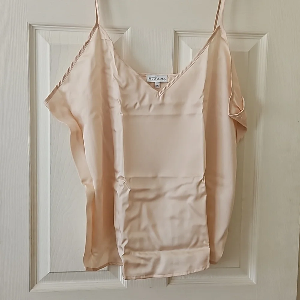 ETTITUDE NIB,Sateen Cami In Oat